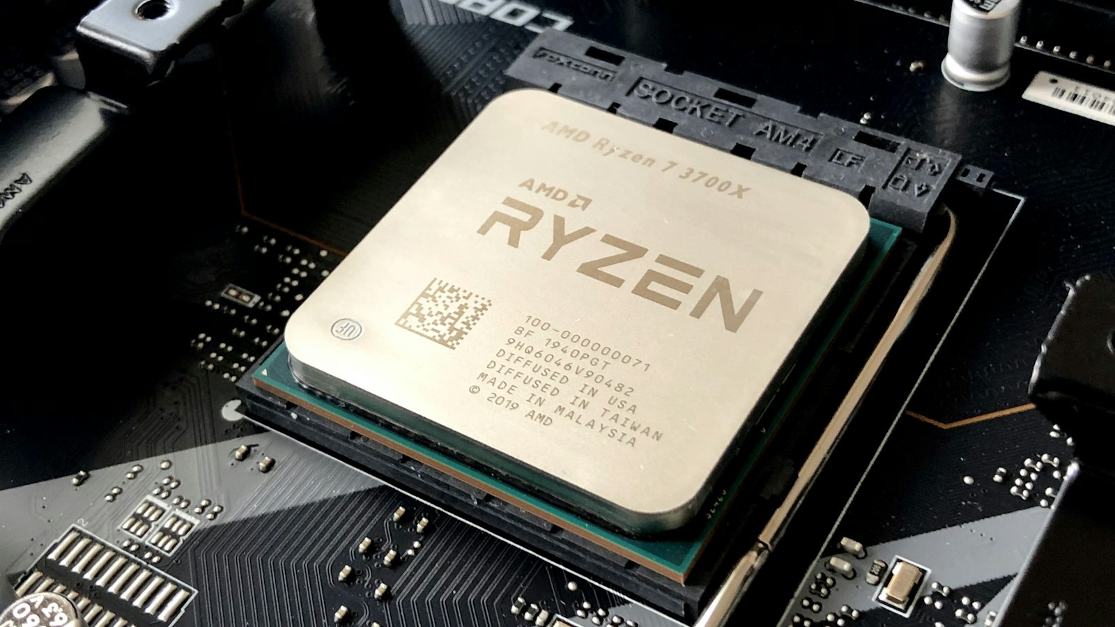CPU on a motherboard representing workstation setup and deployment in Monterey